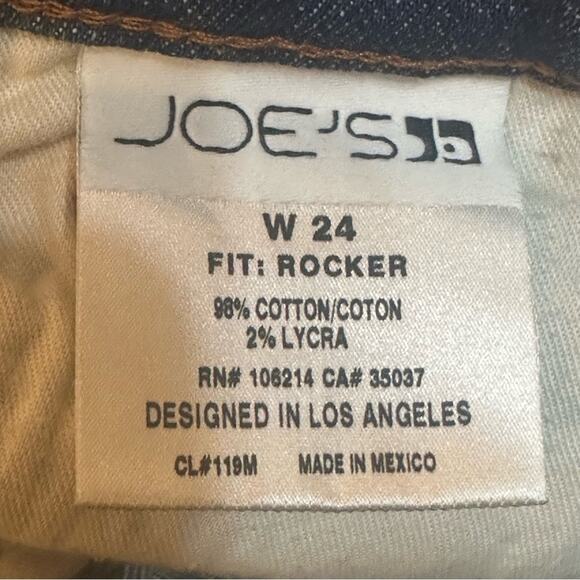 Joes Jeans The Rocker sz 24 Flare Jeans Medium Wash - Picture 3 of 7